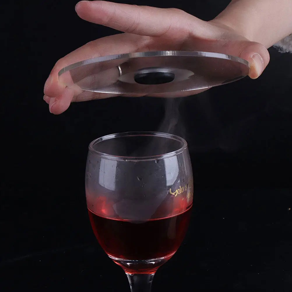 Acrylic Smoke Infuser Lid for Cocktail Drinks Smoking Cover Bartender Tool Bar Accessories Mixology Gear Home Bar Use