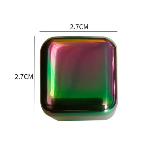 304 Stainless Steel Ice Cubes Set Reusable Chilling Stones 2.7x2.7x2.7cm Silver/Gold/Colourful Fit Vodka Whiskey Wine Cooling