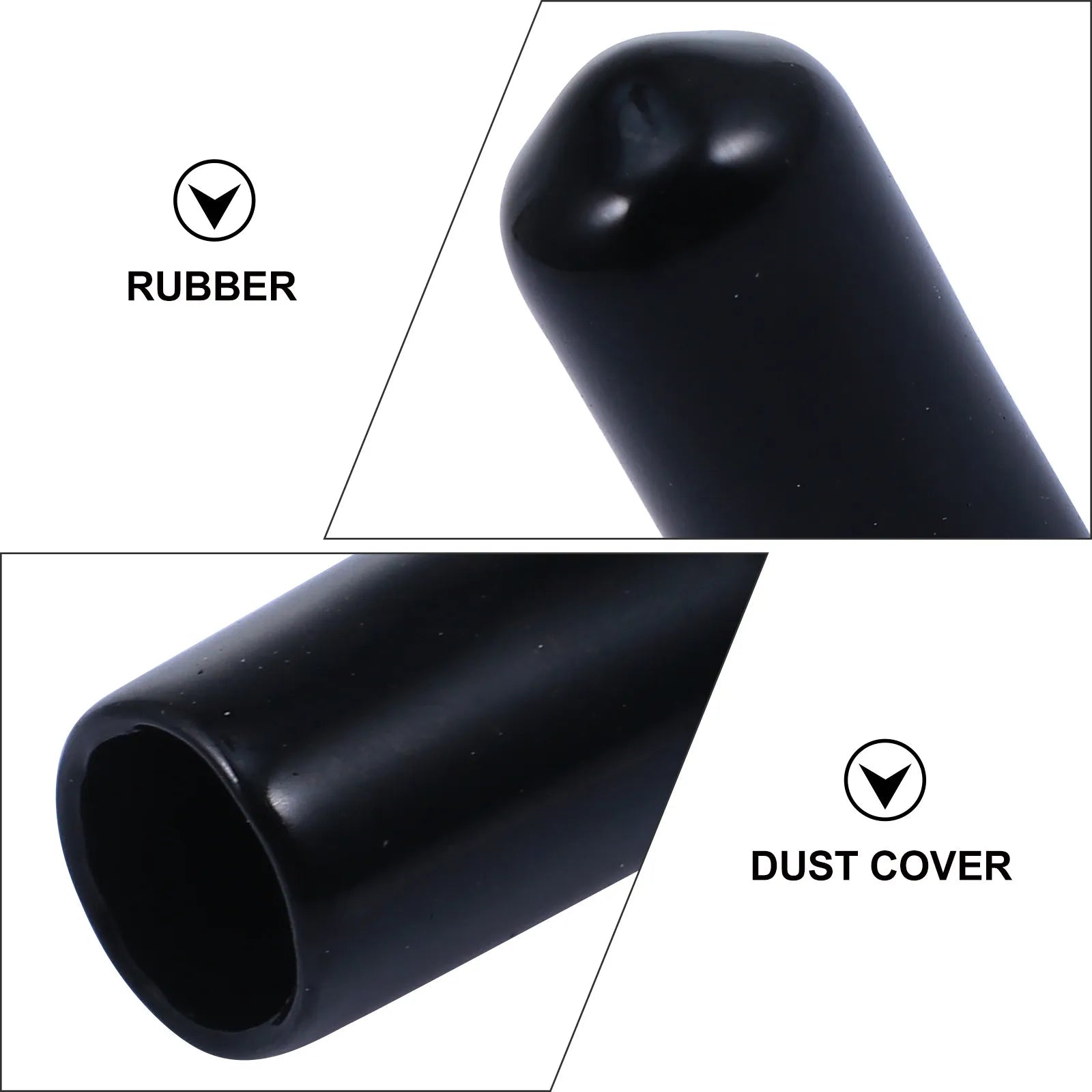 100Pcs Liquor Bottle Pourer Cover Reusable Rubber Spout Caps for Wine Oil Bottle Pour Spouts Dust Proof Bar Accessories