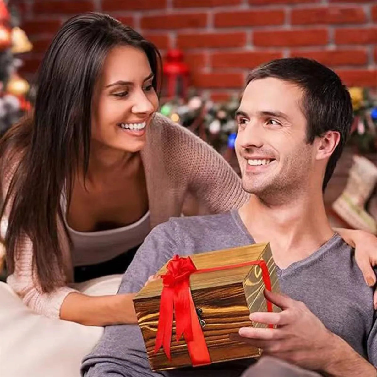 Christmas Valentine's Gift Whiskey Stones Glasses Set Granite Ice Cube For Whisky in Wooden Bottle Box Present For Dad Husband