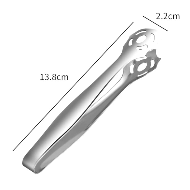 Stainless Steel Clip Mini Sugar Tongs Barbecue Food Serving Clamp Kitchen Barware Bar Bartender Accessories