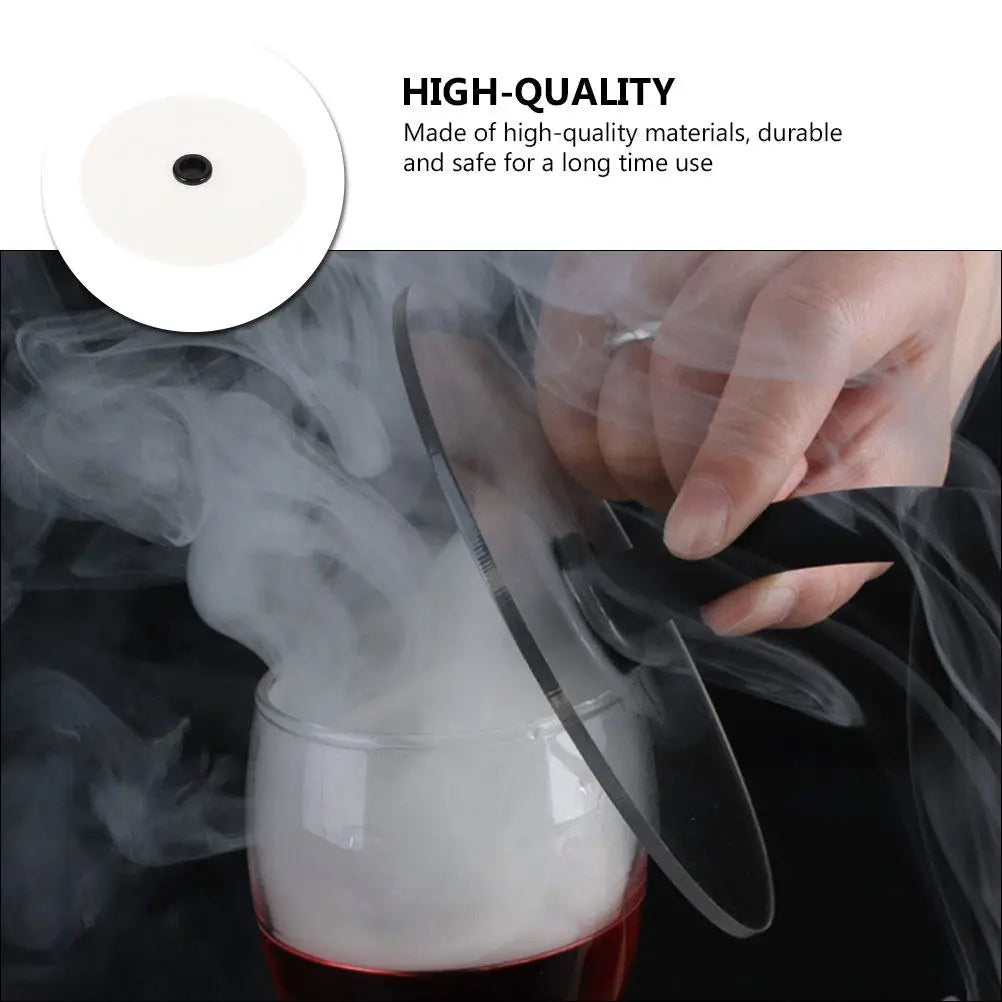 Acrylic Smoke Infuser Lid for Cocktail Drinks Smoking Cover Bartender Tool Bar Accessories Mixology Gear Home Bar Use
