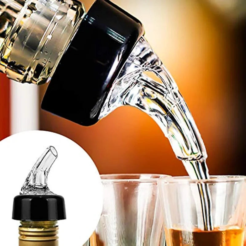Automatic Measured Bottle Pourer - Quick Shot Spirit Measure Pourer Drinks Wine Cocktail Dispenser Home Bar Tools - 1oz/30ml