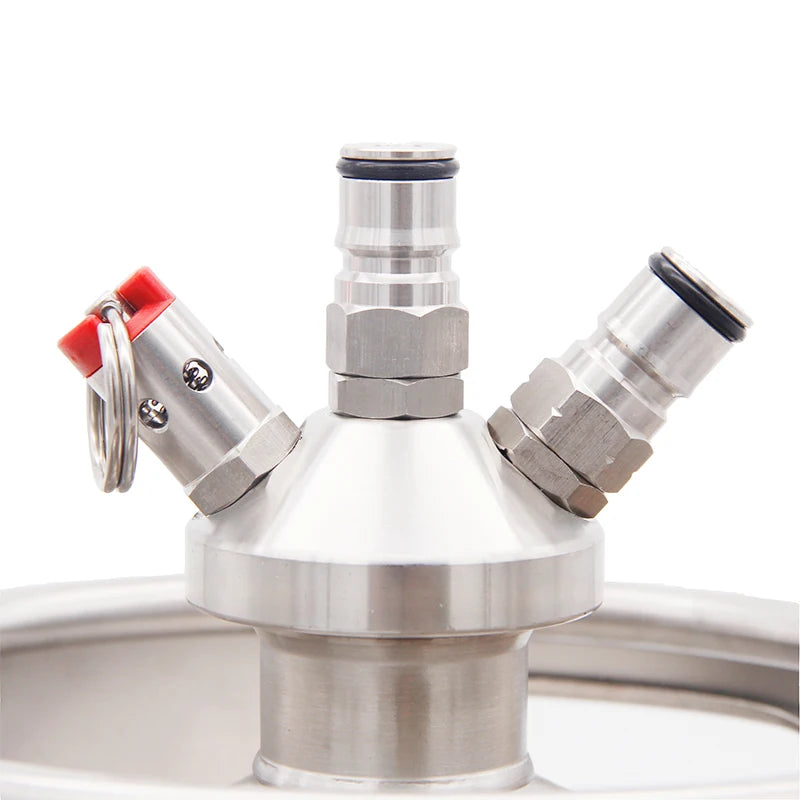 Mini Keg Ball Lock Tap Dispenser Include 50cm Silicone Hose 304 Stainless Steel Dispenser Homebrew Spear