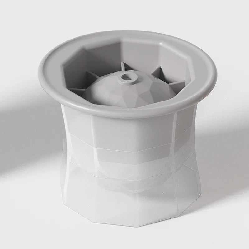 Bartending Artifact Household Round Ice Cube Mold with Lid